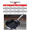 Commercial Grade Aluminum Alloy Frying Pan