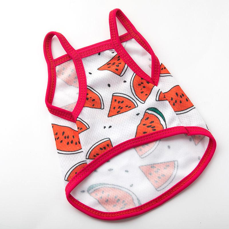 Sweet Print Sphynx Cat Clothes Summer Pet Vest for Cats Gotas Katten Kedi Shirts Puppy mascotas Clothing Outfit ubranie dla kota