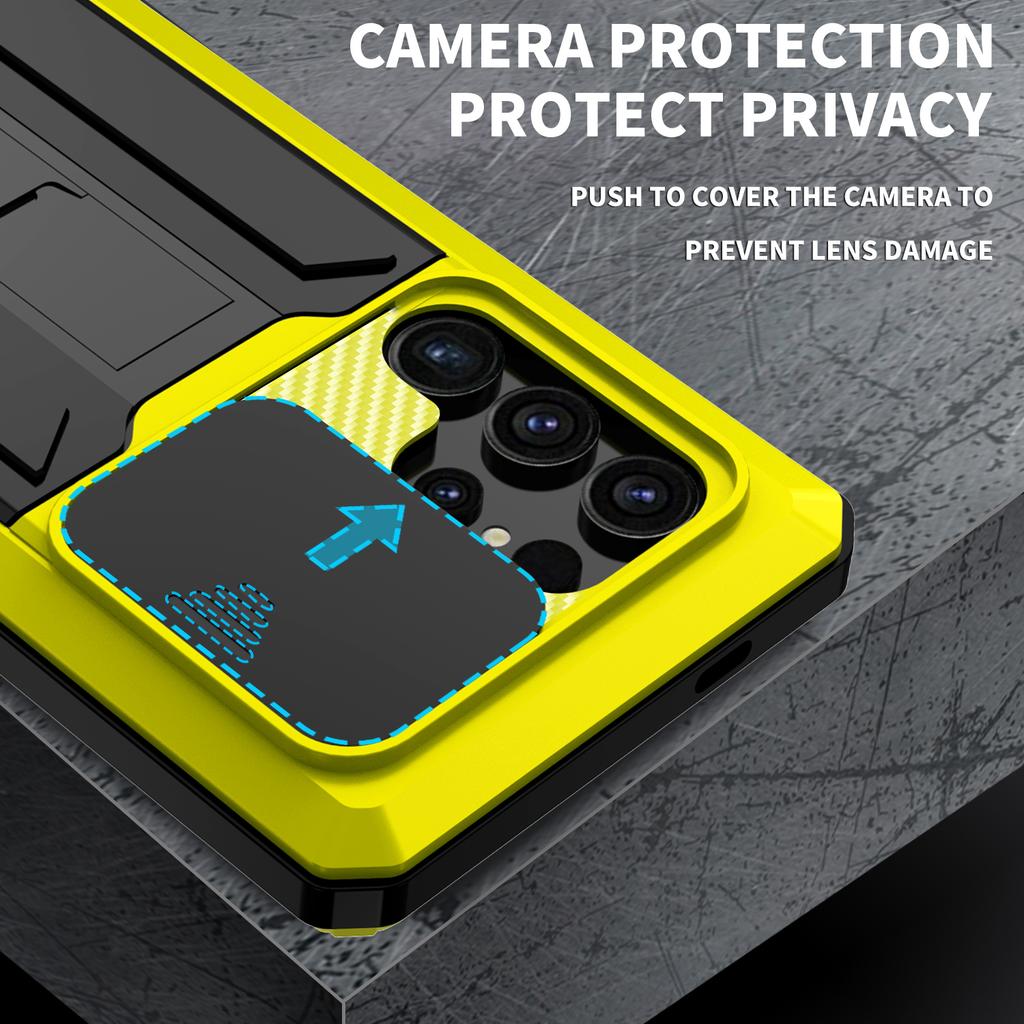 Aluminum Metal Shockproof Case For Samsung S26 S25 Edge S24 S23 S22 Plus S21 Ultra Heavy Duty Screen Protection Aluminum Cover