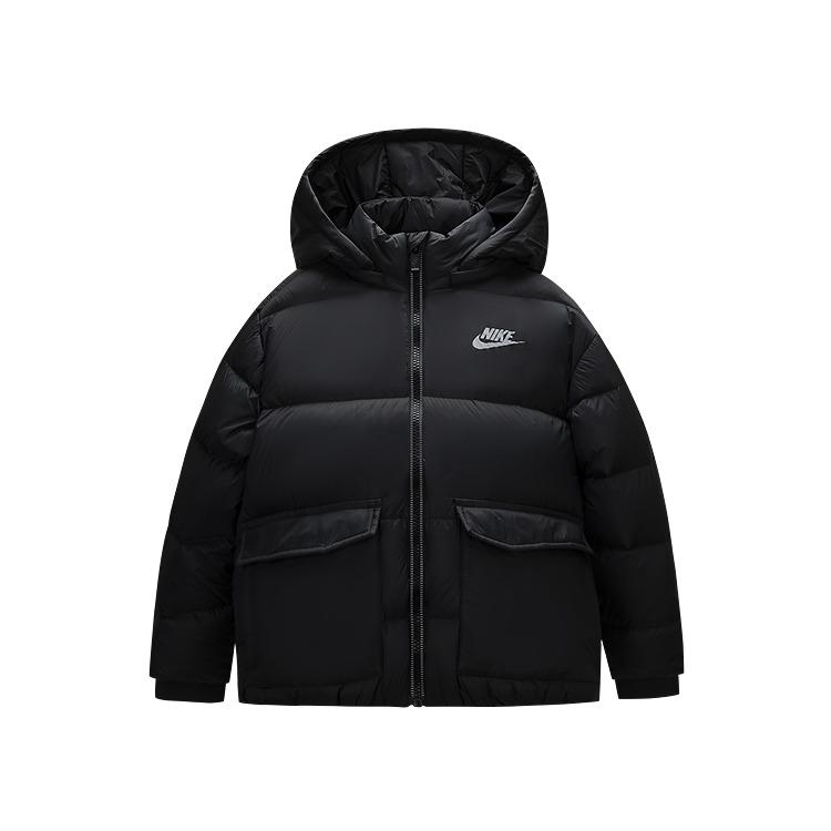 

Nike Down Jacket Loose Versatile Solid Black S-XL Kids Jackets NY2342005GS-003 XL