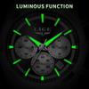LIGE New Men Watch Top Brand Simple Fashion Wristwatch Luminous Waterproof Men's Quartz Watch