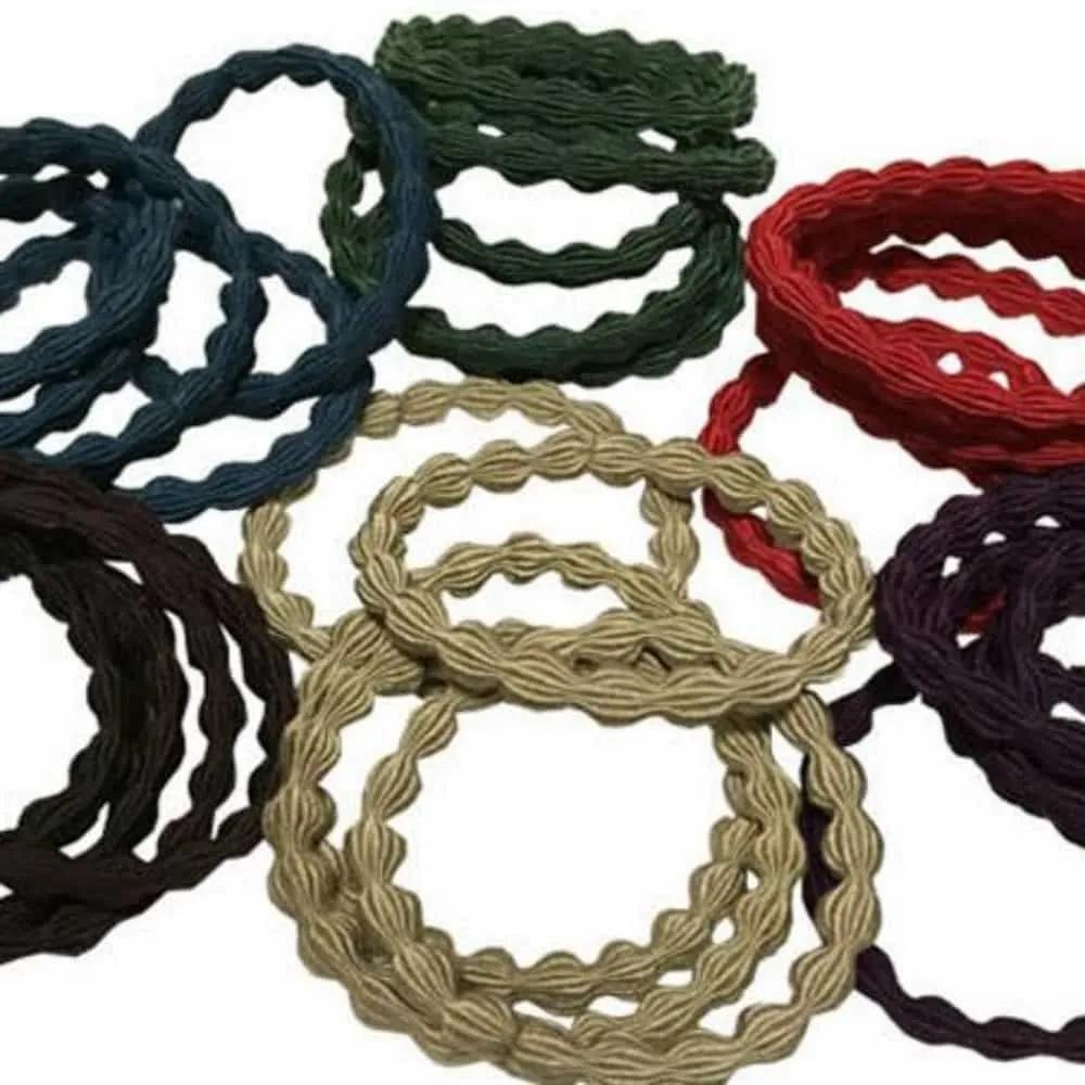 30-Piece Elastic Bands Pleated Hair Ties Hairbands Exercise Hairbands