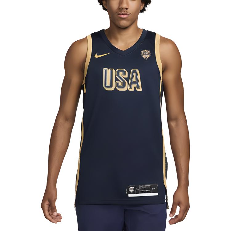 

Nike Limited Basketball Jersey Dry Comfortable Sweat-Wicking Men jersey Obsidian HF5449-451