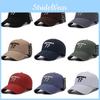Essetnaila Letter 77 Embroidery Baseball Cap Outdoor Sun Breathable Protection