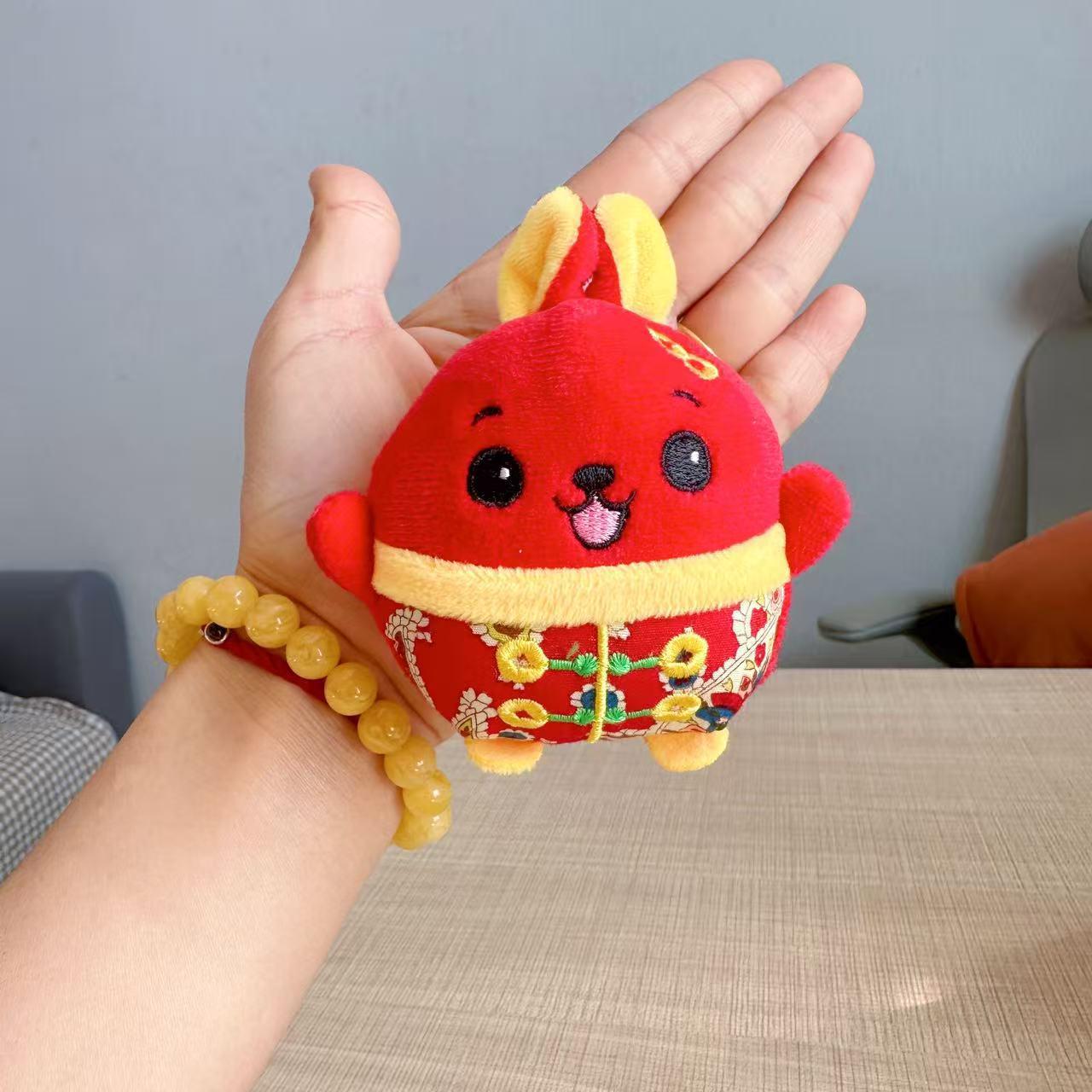 2026 Year of the Horse Zodiac Plush Pendant - Company Event Gift 10 cm