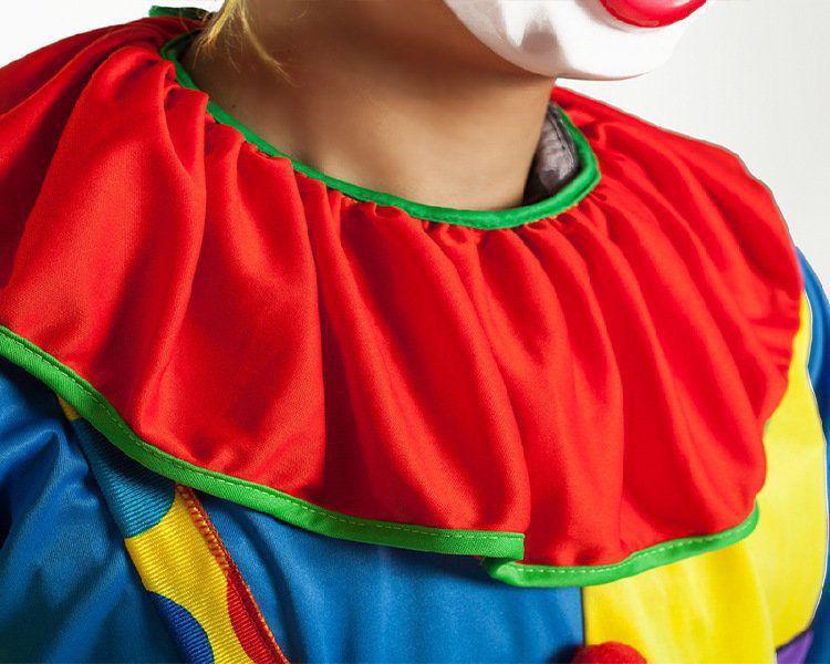 Halloween Clown Masquerade Costume and Props Set for Adults