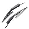 2pcs Headlight Wiper Arms High-Performance For Mercedes W126 Black Plastic Front Windscreen Wiper Blades Set  Auto  Accessories