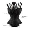 Dressing Table Storage Gothic Corset Pen Holder, 3D Printed Vintage Dark Makeup Brush Creative Office Supplies Decorative Desk Organizer for