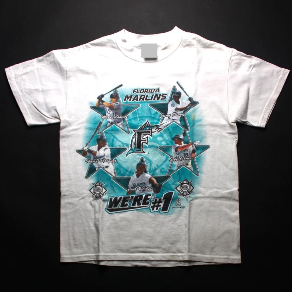 

Винтажная футболка унисекс Florida Marlins MLB 2003 года