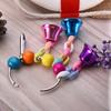 Pet Bird Bell String Chain Parrot Bite Zabawka do żucia Wisząca dekoracja klatki