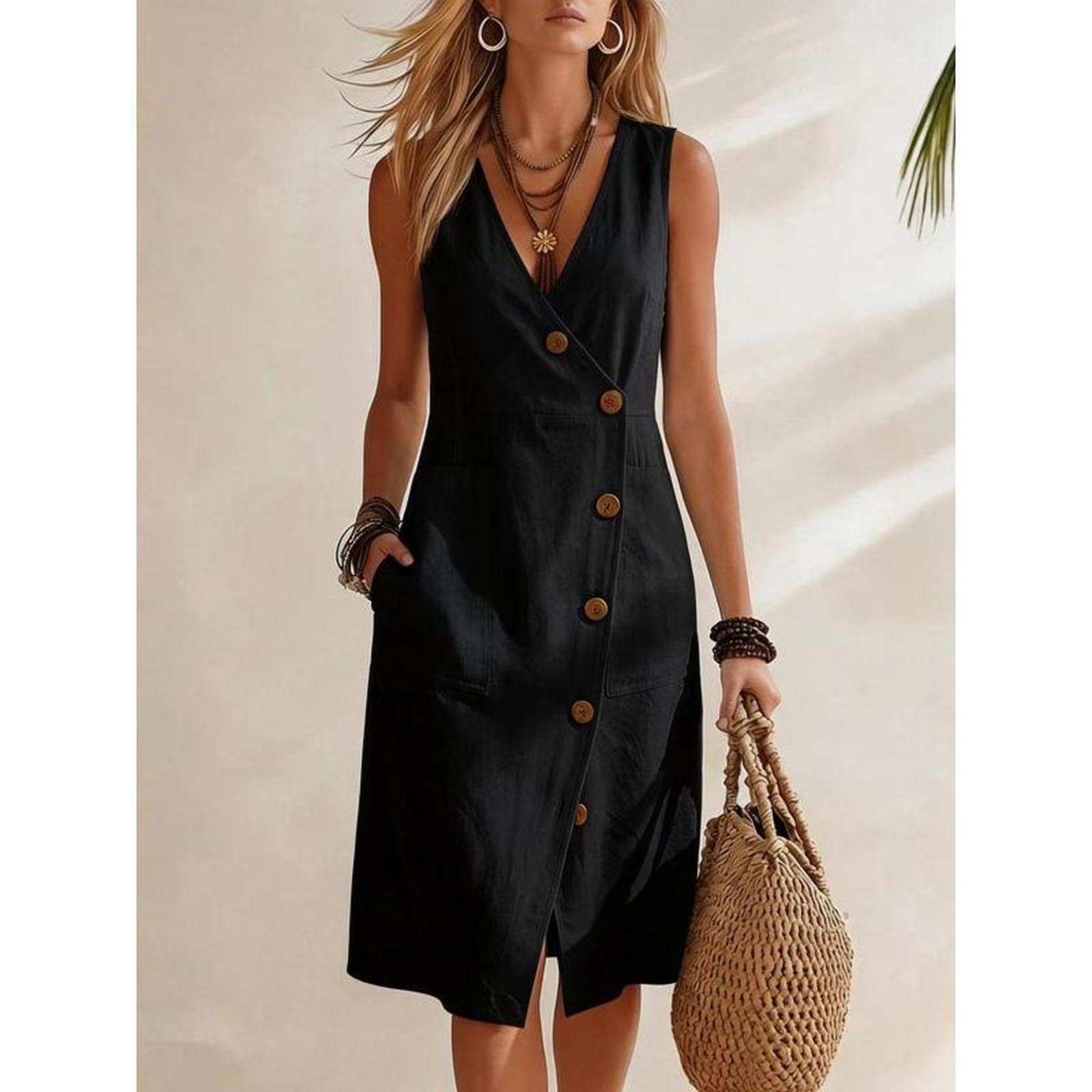 

Women s Summer Casual Festive Dresses For Women Wedding Guest Bridesmaid Dresses Party Dress XXL чёрный