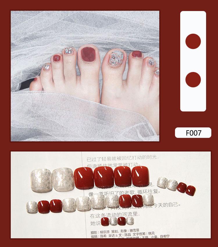 

Искусственные ногти Носимые маникюрные патчи для маникюра, пластыри для накладных ногтей, 24 шт.