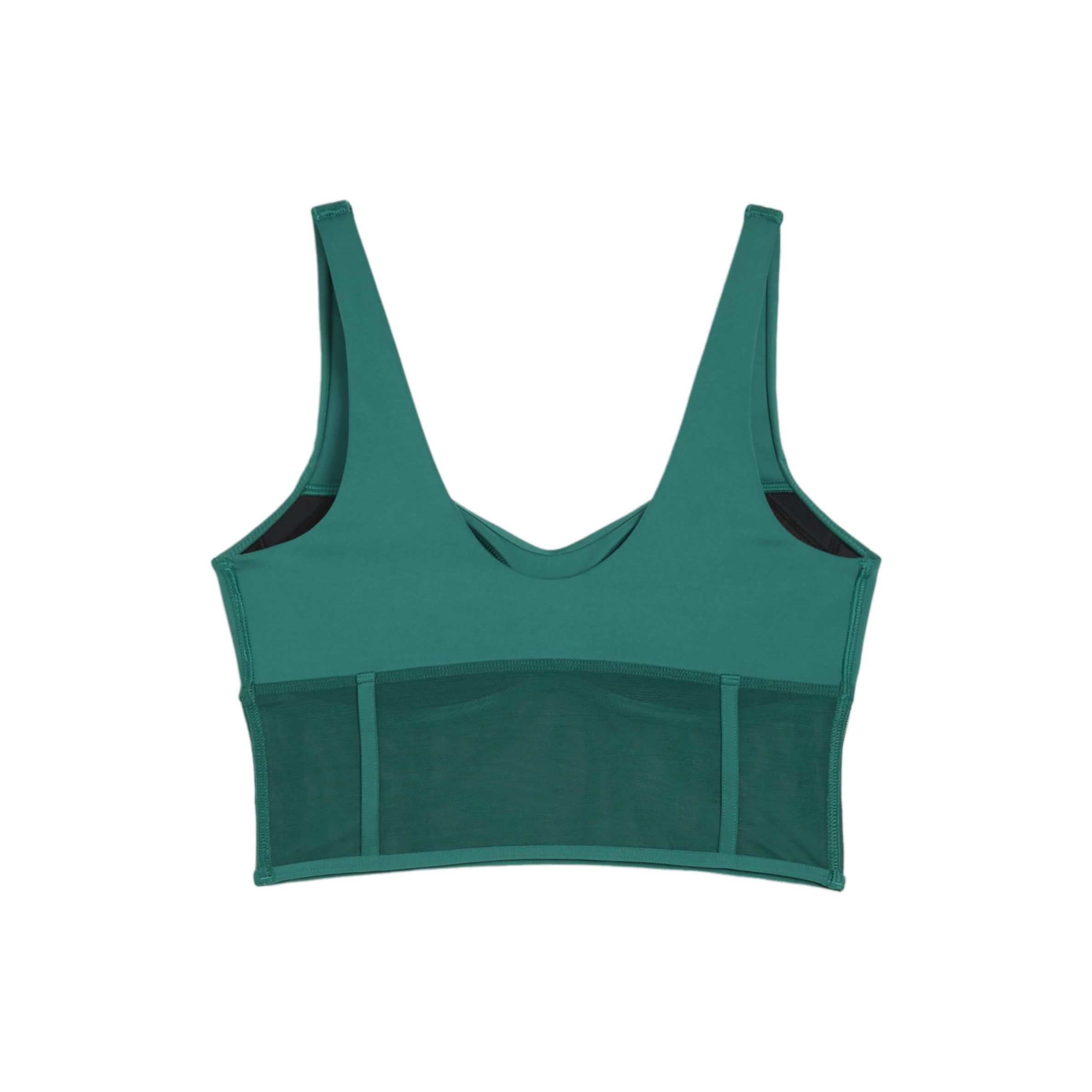 Puma X Pamela Reif Collaboration Top Corset Solid Color Casual Slim Fit Sports Bra Women — фото 2
