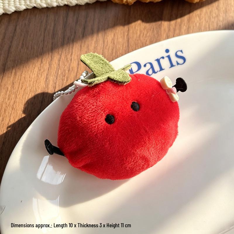 Plush Food Figurine Pendants: Cute Dolls & Keychain Bag Charms for Gifting