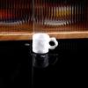 1/12 Dollhouse Simulation Pure White Simple Cup Model Dollhouse Miniature Kitchen Decoration Micro Scene Construction Props