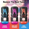 Powerful Sucking Masturbation Cup Realistic Anal Vagina Pocket Pussy Blowjob Massager Male Masturbator Sex Toys for