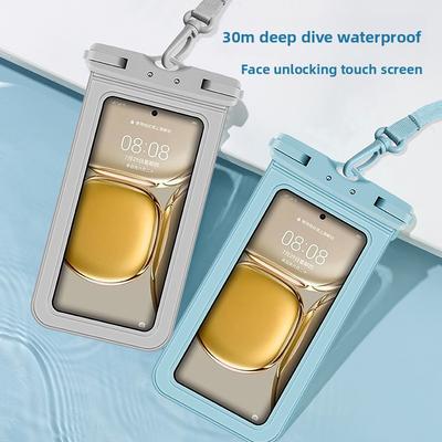 Touchscreen-compatible Waterproof Phone Pouch with Enhanced Protection