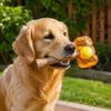 Active Play Dog Accessories 2Pcs Squeaky Hammer Toys with Tennis Ball Inside, Interactive Fetch Toys, Durable Rubber Chew Toy for Medium Large