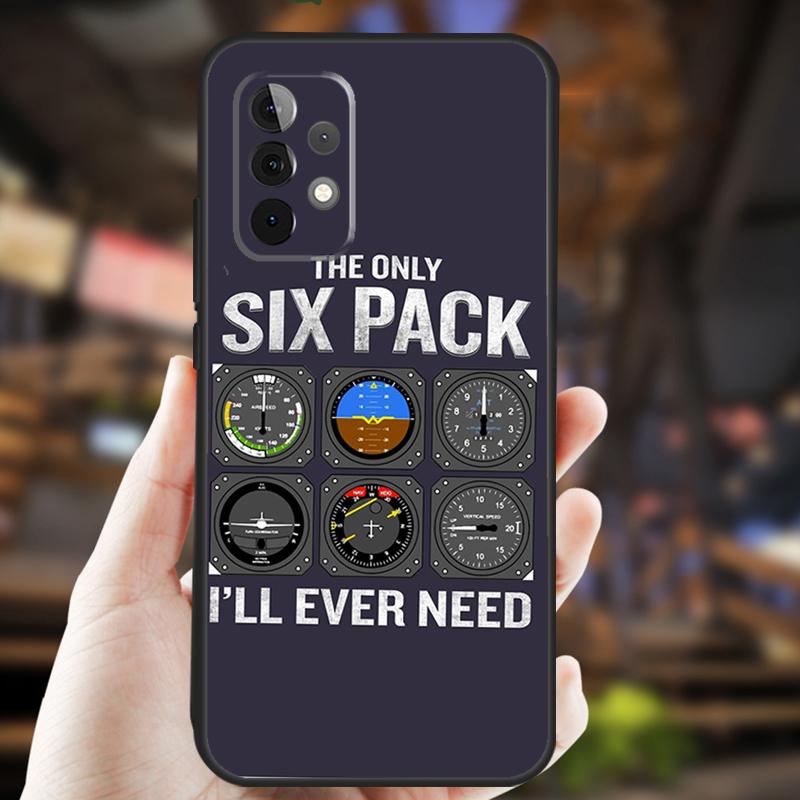 Airplane Pilot Case For Samsung Galaxy A32 A56 A16 A15 A22 A52 A54 A14 A26 A36 A55 A35 A05 A06 A53 A33 A13