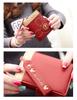 Trendy Women's Short Wallet: Cartoon Zipper Wristlet & Coin Purse
