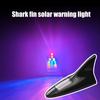 Antenne Lumière Aileron de Requin Solaire pour Toit de Voiture Lampe d'Avertissement LED avec Support Magnétique Étanche Lumière Décorative de Queue pour la Sécurité Nocturne des Voitures
