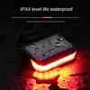 Foldable Bike Solar Taillights Waterproof Emergency Warning Lights  Mountain Road Bike