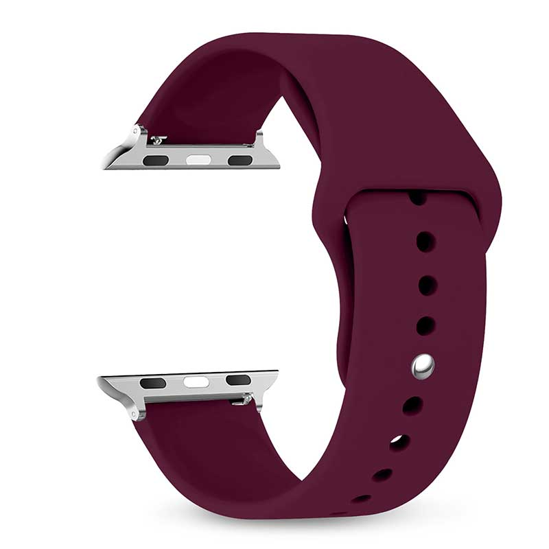 Silicone Band For Watch Strap 44mm 45mm 40mm 41mm 42-38mm 45 Mm Sport Bracelet Iwatch Series 8 7 6 5 4 3 SE 9 Ultra 2 49mm
