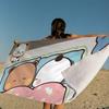 Asciugamano da Spiaggia Carino a Cartone Animato Bubu e Dudu per Bambini Personalizzato Regalo per Bagno Piscina Vacanze Regalo per Festa Picnic