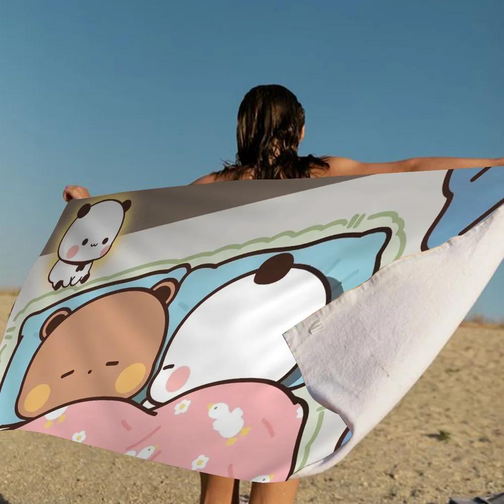 Asciugamano da Spiaggia Carino a Cartone Animato Bubu e Dudu per Bambini Personalizzato Regalo per Bagno Piscina Vacanze Regalo per Festa Picnic