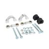 Kit de ligação final de barra estabilizadora traseira de corrida para Honda Civic 92-00 94-01 Acura Integra DC2 prata rosca esquerda e direita