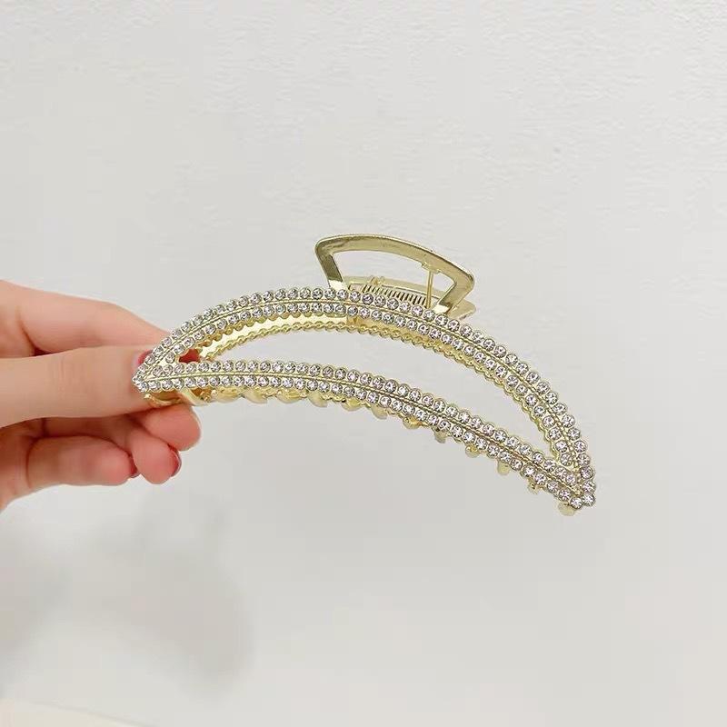 Alloy Womens Back-of-Head Grabber Large High-End Hair Claw Clip Summer 2026 Shark Clip Headpiece Japan and Korean Style