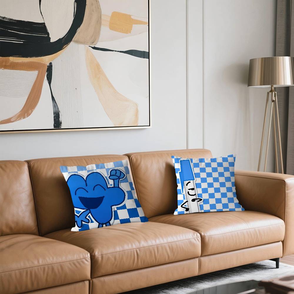 Cartoon B-BFDI Cushion Cover Pillow Cover Decor Pillowcase Printed Cushion Case For Couch
