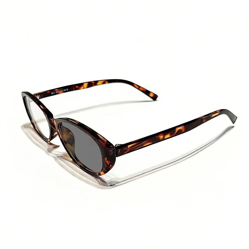 Retro Luxury Design Oval-framed Photochromic Myopia Glasses Fashion Blue Light Blocking Eye Protection Eyeglasses 0 To -4.0