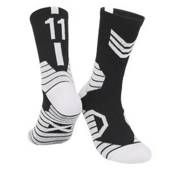 Men's and Children's Non-Slip Basketball Socks, Thickened Mid-Calf with Terry Bottom