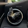 Advanced Romantic Starry Sky Rose Butterfly Car Aromatherapy Air Outlet Decoration Car Fragrance Extender with Perfume