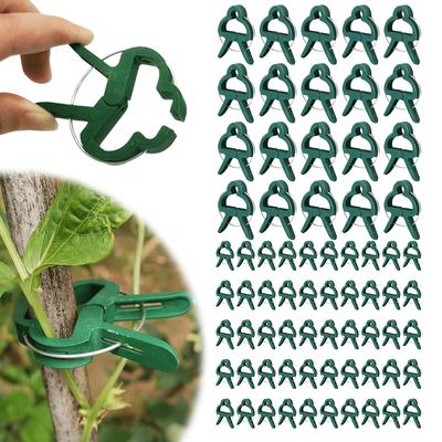 20/50 Stück Sämling Stielstütze Wiederverwendbare Blumen und Reben Aufrechtes Wachstumswerkzeug Pflanzenstützclips für Fixierte Pflanzen Rebe Blume
