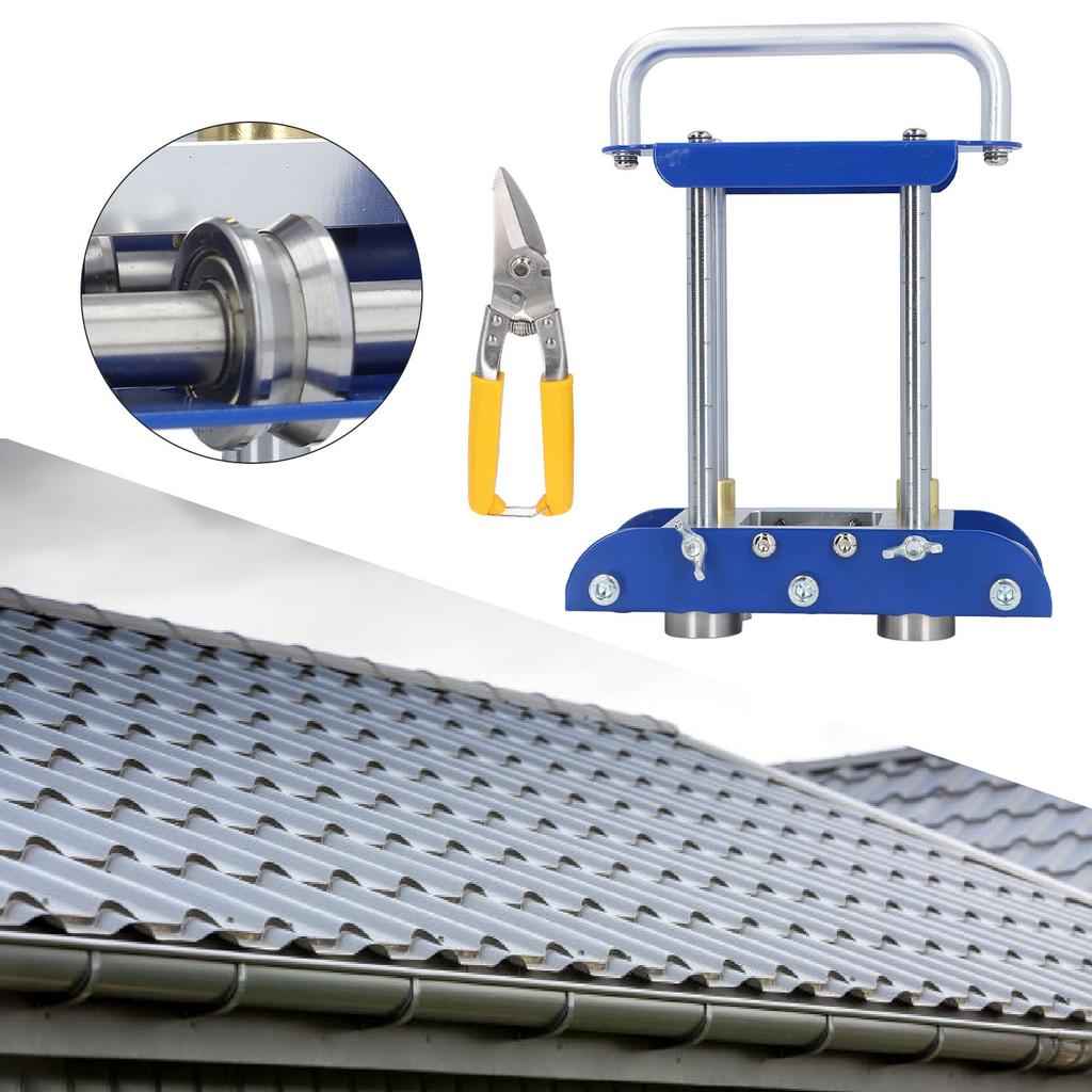 3 Station Edge Roller with Shears Sheet Metal Manual Tool 0‑90 Degree Angle Roll Bending Machine for