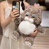 Cute Simulated Fat Cat Doll Plush Toy Stuffed Soft Animal Plush Orange/Gray/Brown Kitten Pillow Kids Girls Birthday Gift Pet Toy