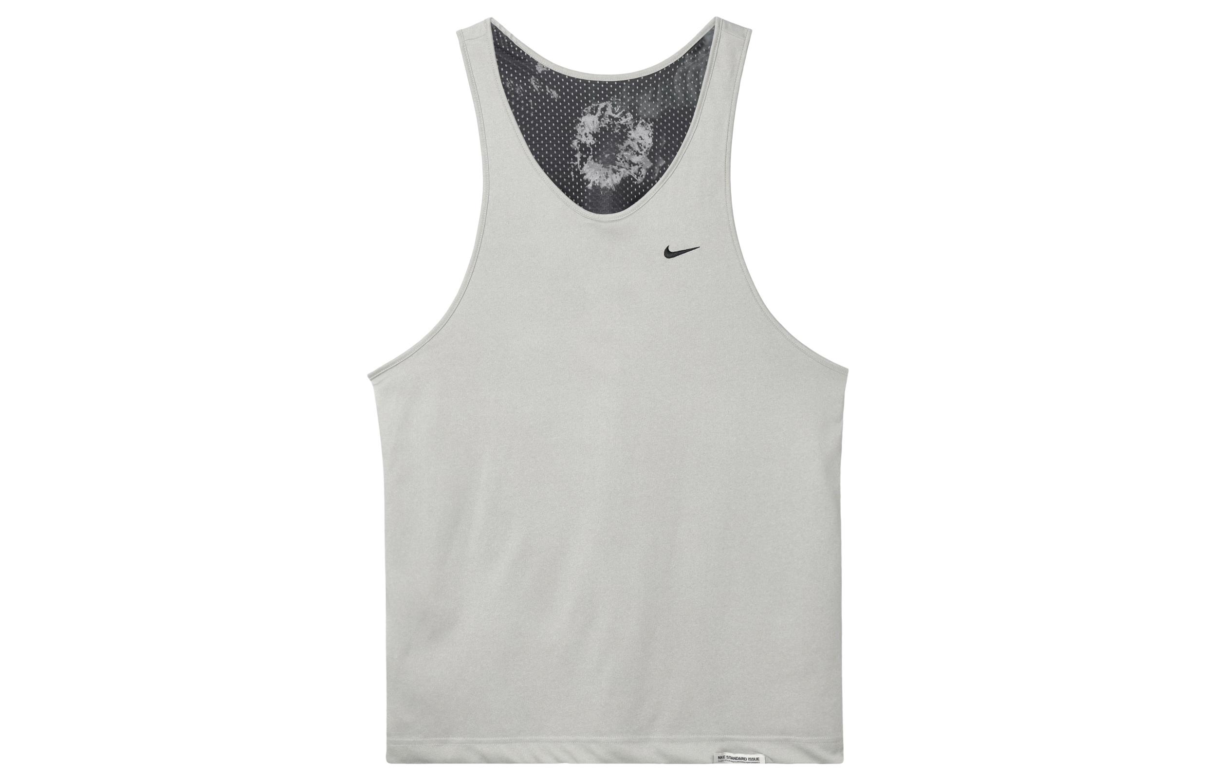 Nike Tank Tops Men s Gray Crew Neck Thin DH7434-073 L