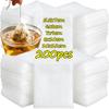 Transparent Disposable Teabags with String Nylon Filter Bag Empty Tea Bags for Herb Loose Tea Home Kitchen Accessories Tools