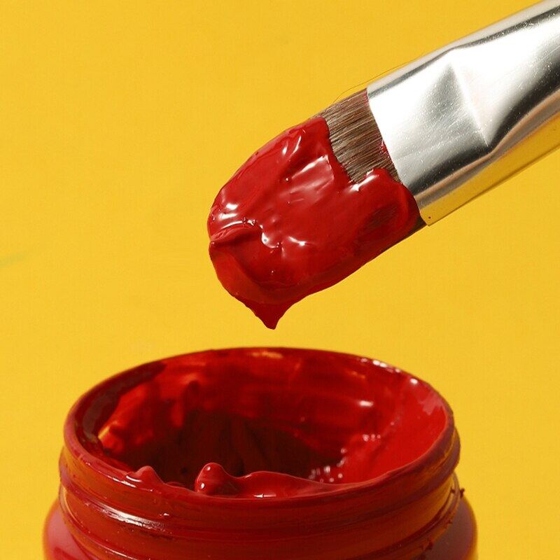 JOWOART 6 buc Perie pentru acuarelă Păr de nevăstuică Pix pentru vopsea artistică pentru îmbinări speciale Linie acrilică Stilo cu ulei Copil Începător Materiale pentru set de vopsea guașă