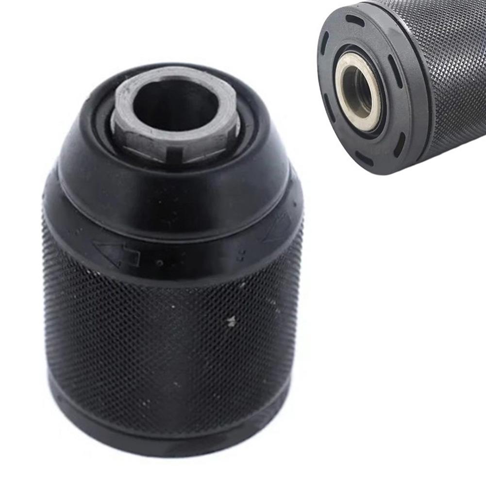Workshop Drilling Black Keyless Drill Chuck Self Tightening Versatile Clamping Range Enhanced Knurled Grip For Drill Bits