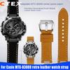 Schnellwechsel MTG B3000 Retro Leder Uhrenarmband Für Casio MTG-B3000B/BD Edelstahl Adapter Herren Rindsleder Uhrenarmband