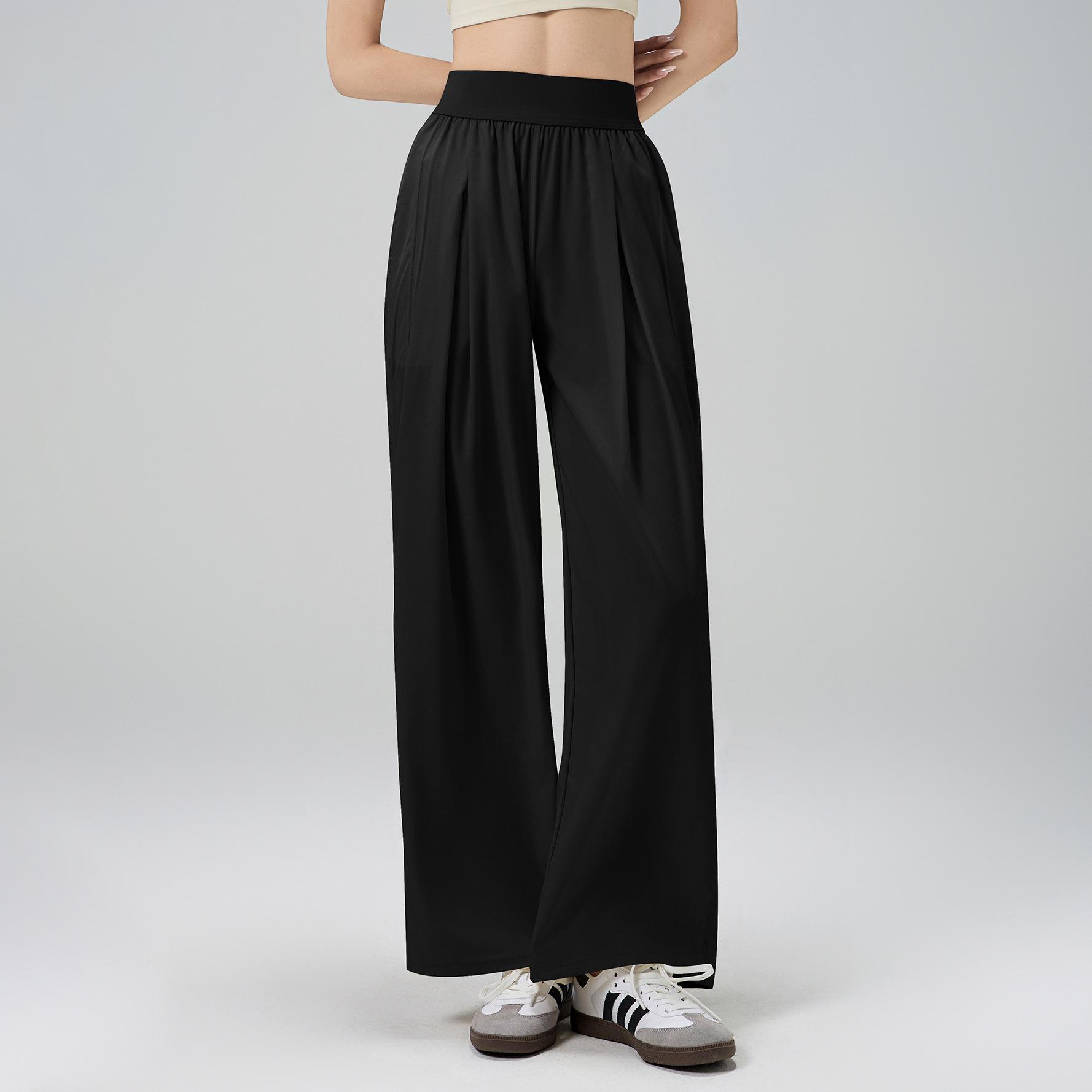 High-Waisted Slimming Straight Leg Yoga Pants - Women s Casual Outdoor Running Cargo Pants Medium