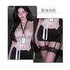 Women S Sexy Secretary Uniform Lingerie Set With Tie