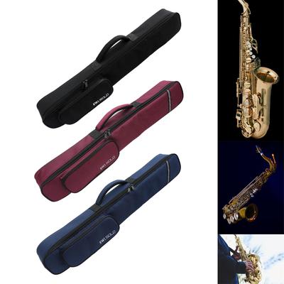 Étui de rangement pour saxophone et clarinette résistant à l'eau en tissu Oxford protecteur Étui droit pour saxophone soprano pour performance en extérieur