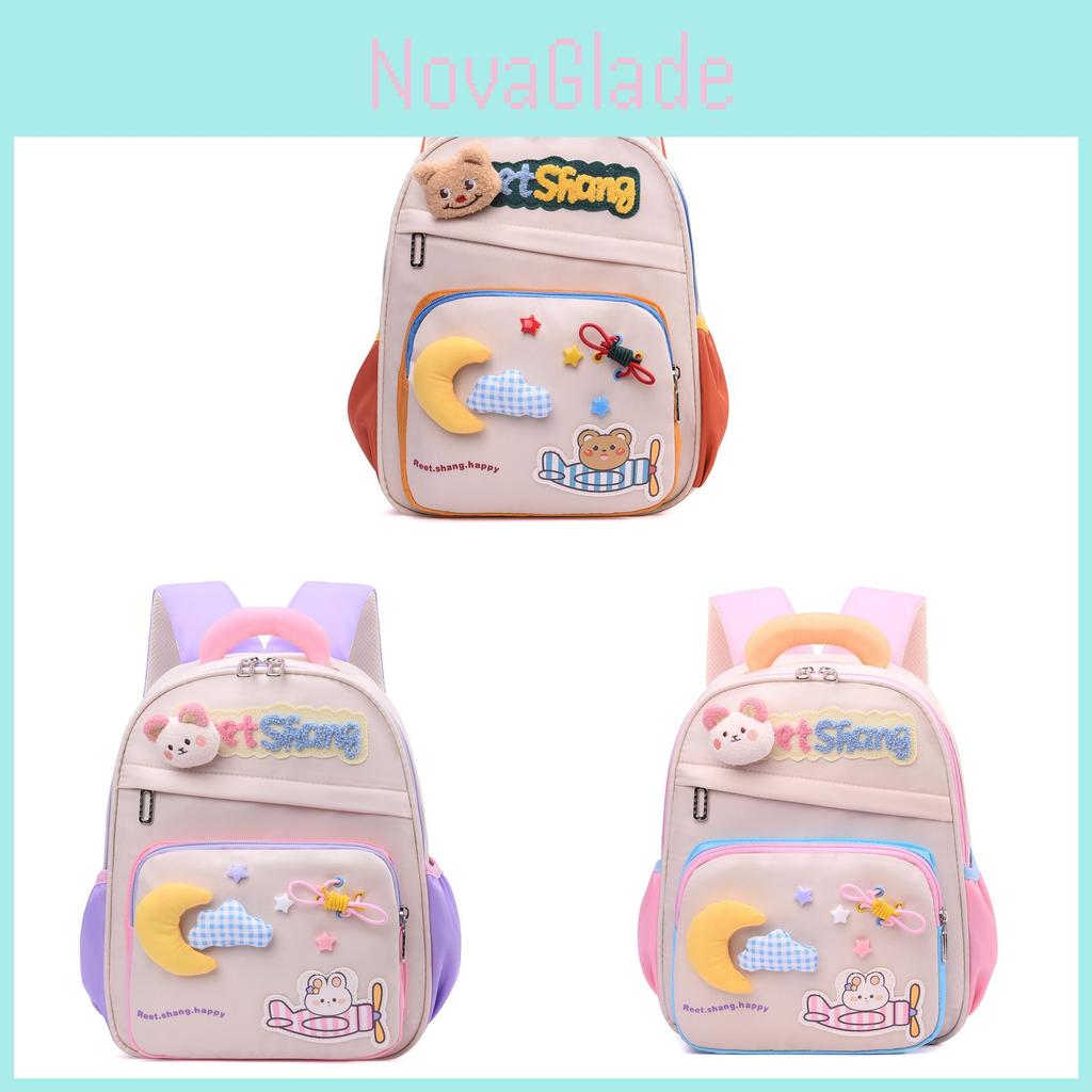Kids School Backpack With Oxford Cloth Soft Lightweight For Toddlers And Children