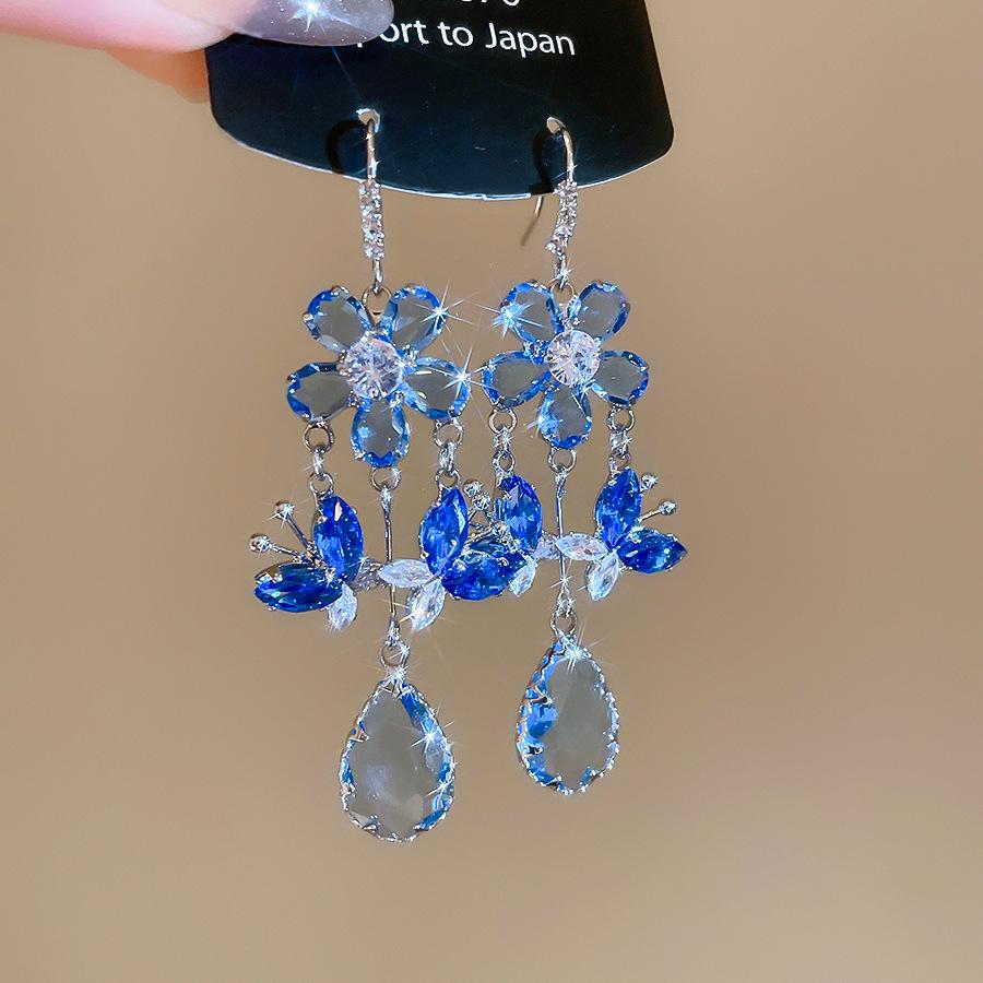 Cercei cu șurub pătrați din zirconiu cu ac de argint - Lux ușor, Stil Curte High-End, Design la modă și versatil.