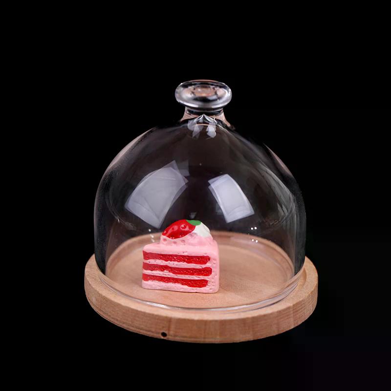 1:12 Dollhouse Miniature Candy Jar Glass Dessert Fruit Tray Doll House Decor Toy For Kids Children Toy Safe For Children