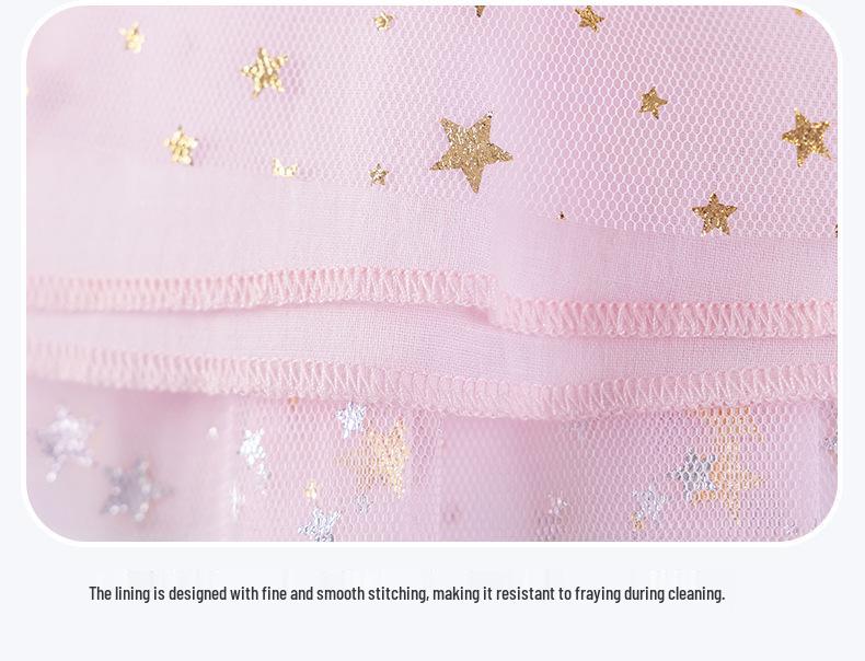 Little Maven Autumn Girls' Long Sleeve Princess Dress with Mesh Skirt